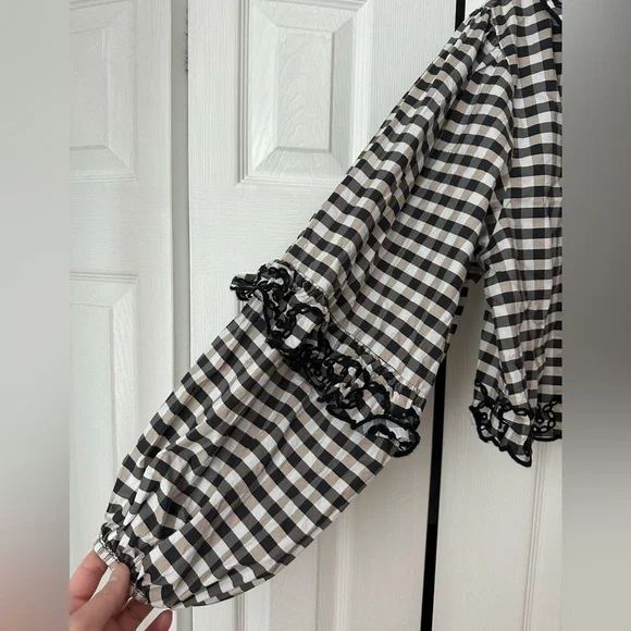 Anthropologie Gingham Blouse - Picture 3 of 5